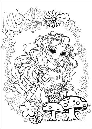 Kids-n-fun.com | 11 coloring pages of Moxie Girlz